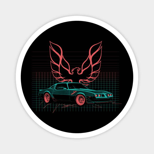 80s Firebird Magnet by Kid Relic